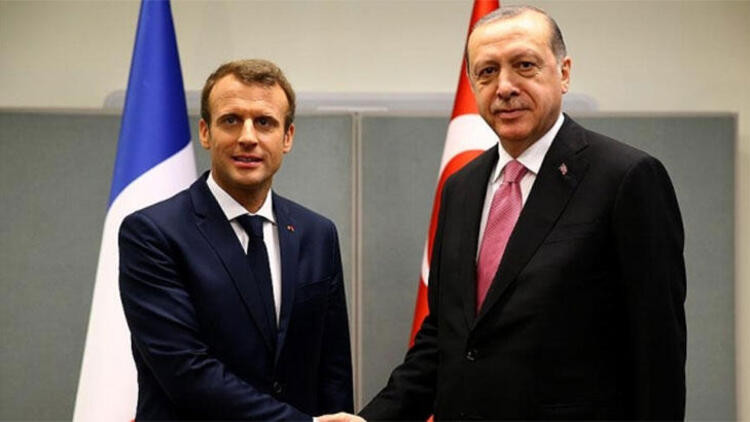 Erdoğan, Macron ile İdlib'i görüştü
