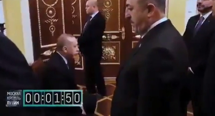 Rus medyası Erdoğan - Putin zirvesinin perde arkası görüntüleri yayınladı - Resim : 1
