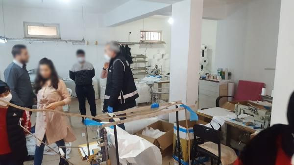Maske ve dezenfektan kaçakçılarına baskın