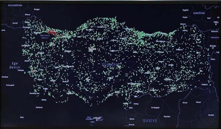 İşte Türkiye'nin güncel koronavirüs haritası! Kırmızı noktalara dikkat! - Resim: 2