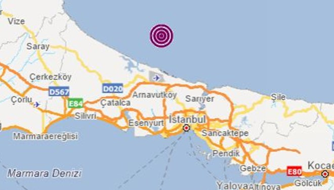 İstanbul'da sabaha karşı korkutan deprem