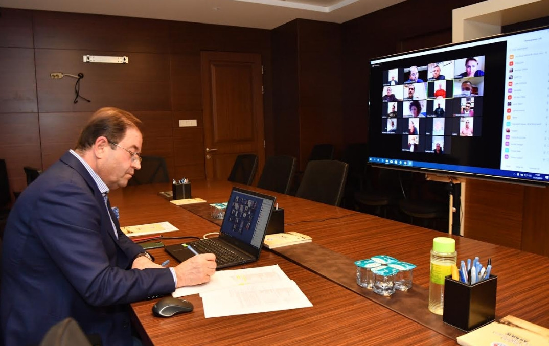 Başkan Ali Kılıç muhtarlarla telekonferans yaptı