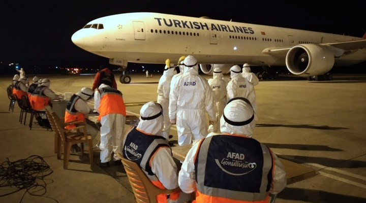 Yurt dışından getirilen vatandaşlar yurtlara yerleştirildi
