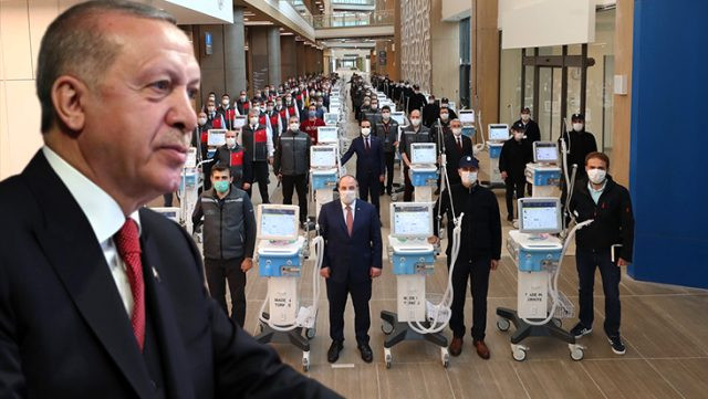 Erdoğan'dan yerli solunum cihazı çıkışı: Ayda 5 bin adet üretemezsiniz hesabını sorarız