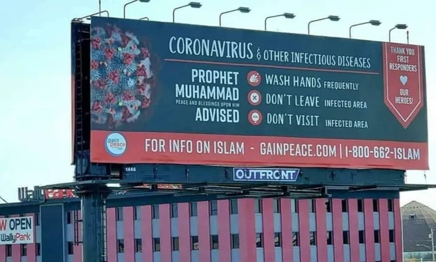 ABD koronavirüse karşı Hz. Muhammed'e sarıldı!