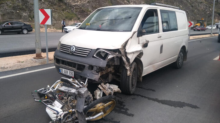 Amasya'da yeni aldığı motosikletiyle kazada öldü !