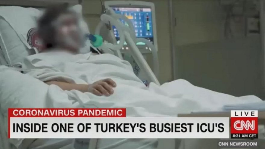 CNN Türkiye'deki en kritik yoğun bakım alanına girdi !