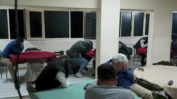 Yasa dışı bahis baskını ! 17 kişiye 766 bin lira ceza kesildi