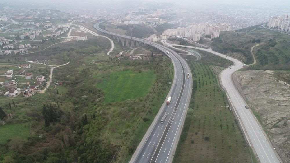 TEM yolu Kocaeli geçişinde tarihi sessizlik