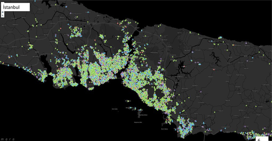 İşte koronavirüs salgınında İstanbul, Ankara ve İzmir'in en riskli ilçeleri - Resim : 1