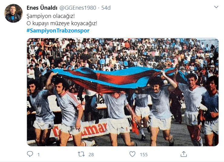 Bordo-mavili taraftarlar şampiyonu ilan etti!