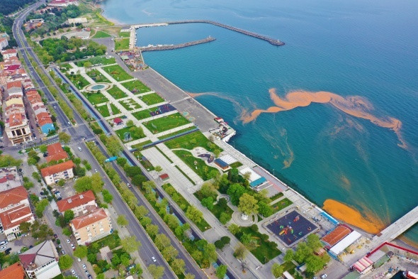 Marmara Denizi'nde korkutan görüntü