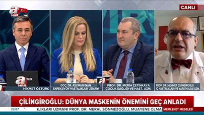 A Haber canlı yayınında ''Atatürk'' fırçası! Stüdyo buz kesti!