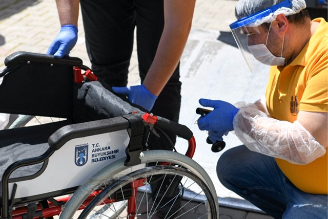 Baskent Te Engelliler Haftasina Ozel Tekerlekli Sandalye Destegi Yerel