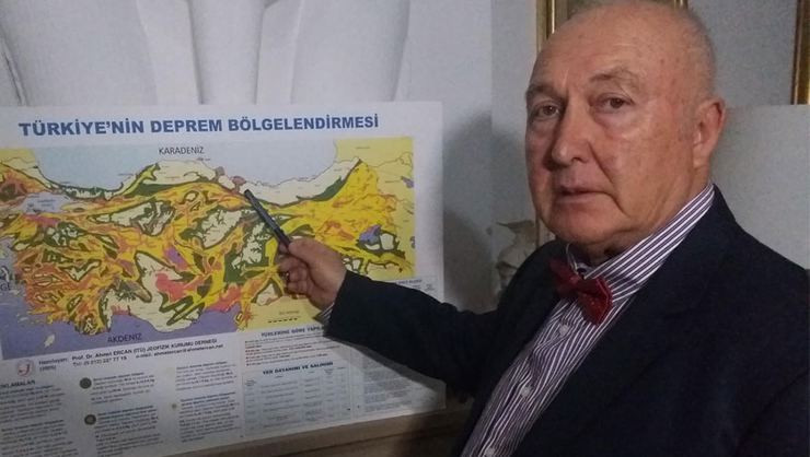 Prof. Dr. Ahmet Ercan 5 ilimize deprem uyarısı!