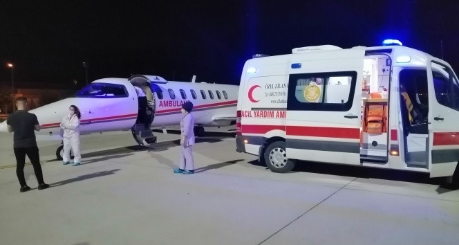 Sağlık Bakanlığı ambulans uçağından bir gecede 2 operasyon