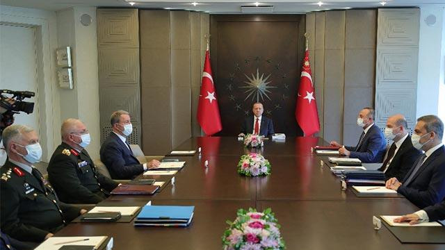 Cumhurbaşkanı Erdoğan başkanlığında kritik güvenlik toplantısı!