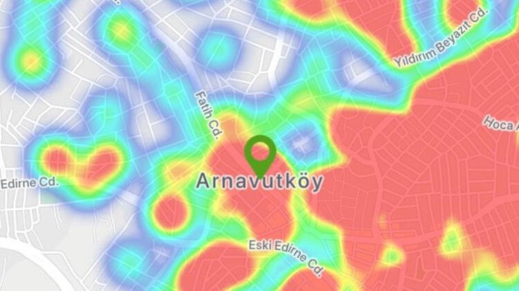 İşte ilçe ilçe İstanbul'un koronavirüs risk haritası