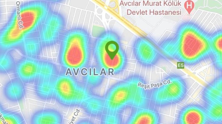 İşte ilçe ilçe İstanbul'un koronavirüs risk haritası