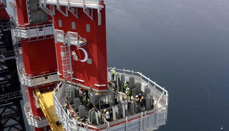 Çanakkale Köprüsü'nün 318 metrelik ayaklarında zorlu mesai