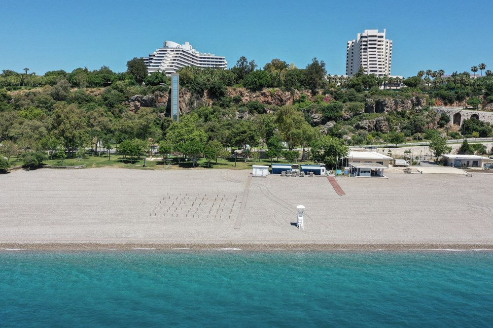 Türkiye'nin tatil cenneti plajında deniz keyfine koronavirüs ayarı - Resim: 3