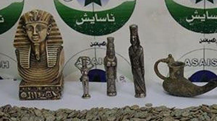 Irak'ta 5 bin adet sikke ve 7 tarihi eser ele geçirildi