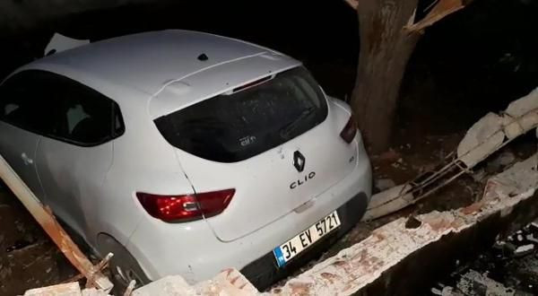 Otomobille askeri tugaya girdi!