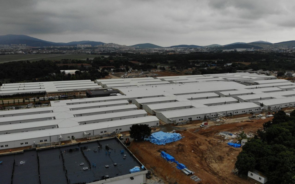 Sancaktepe’deki pandemi hastanesinin son hali