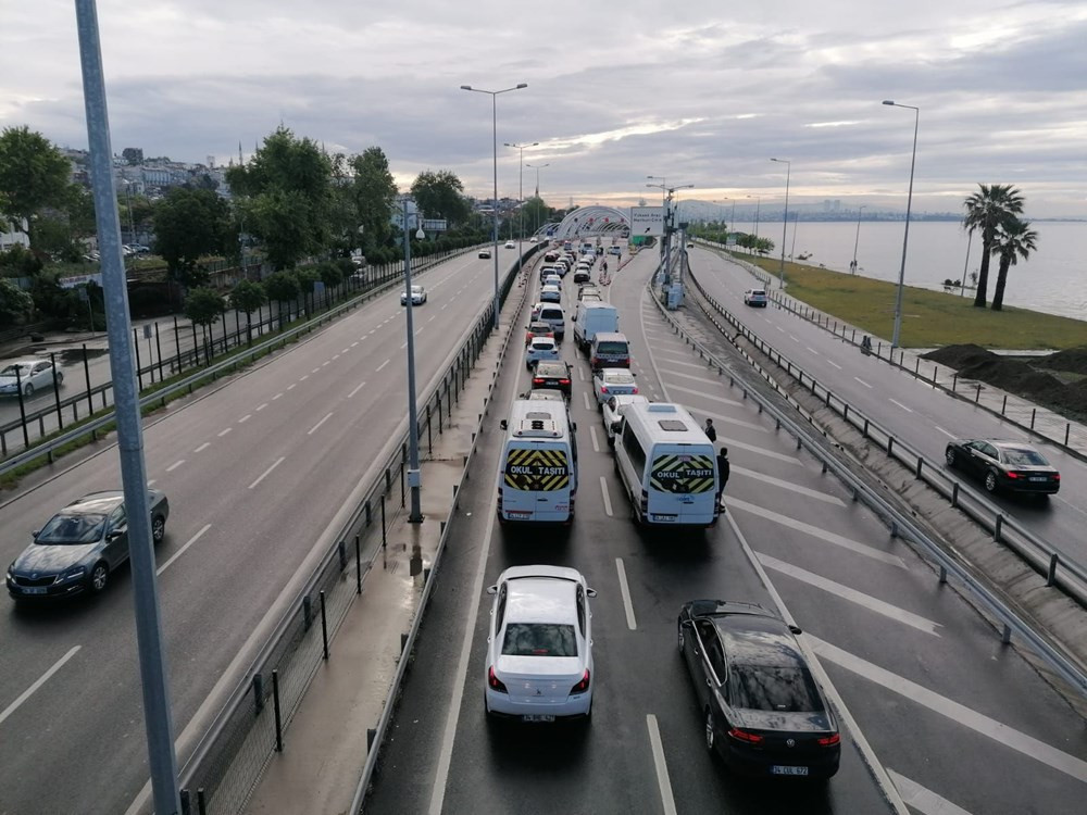 Avrasya Tüneli'nde trafiği kilitleyen arıza!