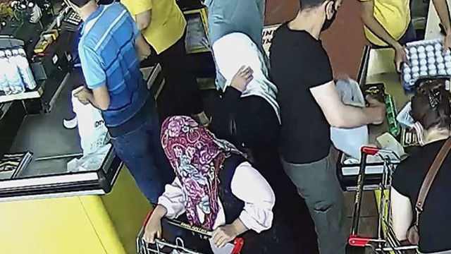 Şanlıurfa'da bir markette ''aile'' hırsızlığı