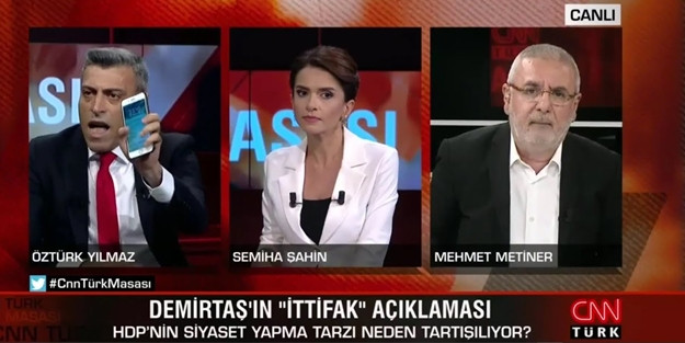 Öztürk Yılmaz ve Mehmet Metiner canlı yayında birbirine girdi!