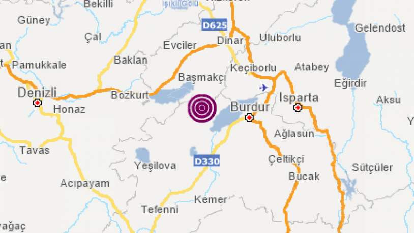 Burdur’da korkutan deprem