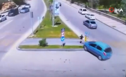 Cinayet gibi kaza kamerada!