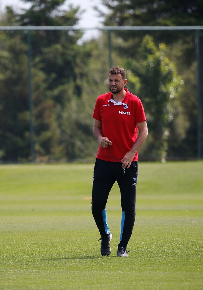Trabzonspor'dan neşeli idman!