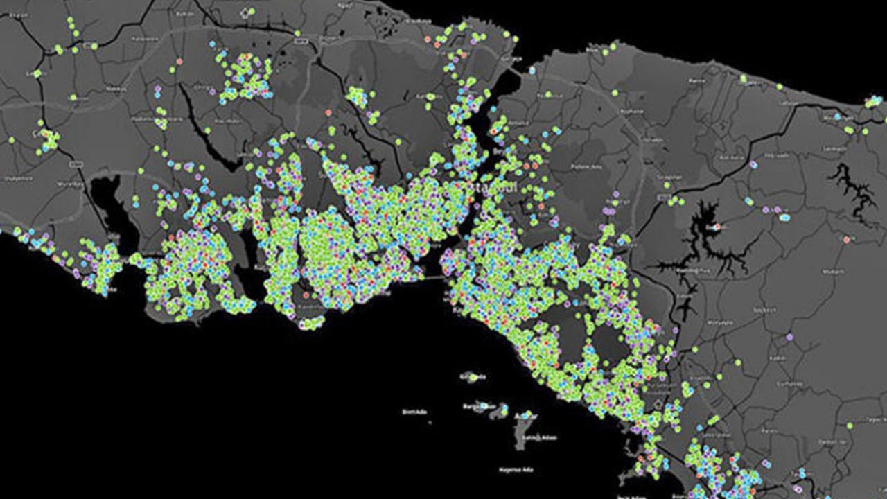 İstanbul'un ilçe ilçe koronavirüs haritası güncellendi! İşte en riskli ilçe