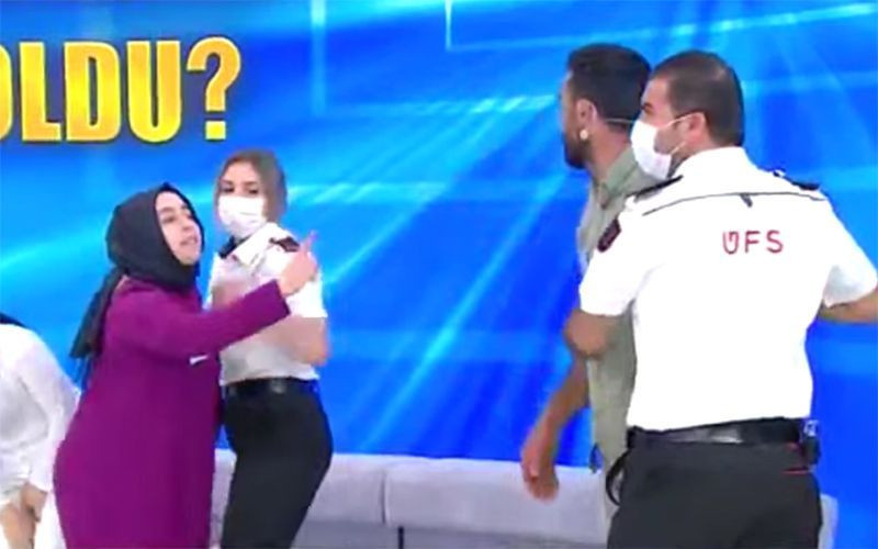Canlı yayında Müge Anlı'nın üstüne yürüdü!