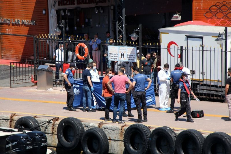 Galata Köprüsü'nde ceset izleme yoğunluğu