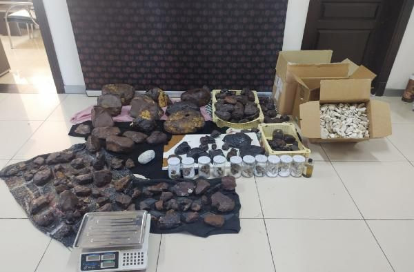 Mersin'de 145 kilo gram balina kusmuğu ele geçirildi