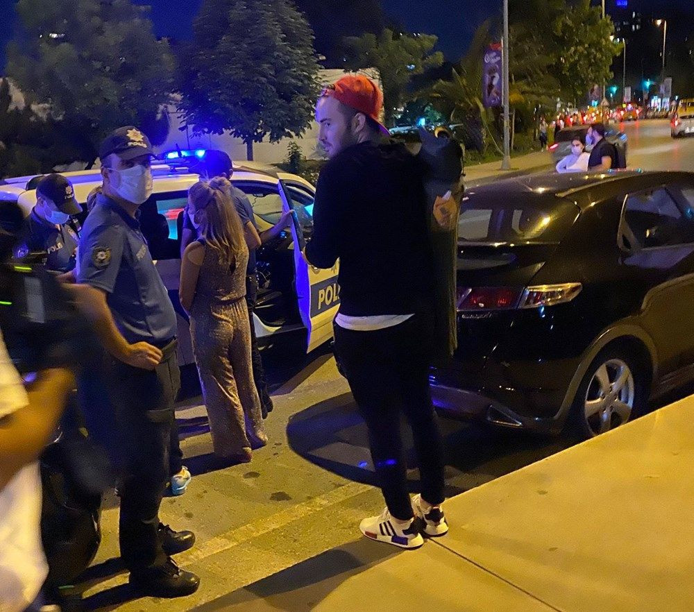 Caddebostan Sahili'nde maske denetimi