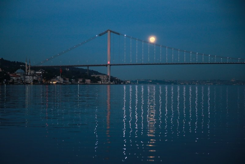 Istanbul Da Dolunay Manzarasi Gorenleri Mest Etti Haber3
