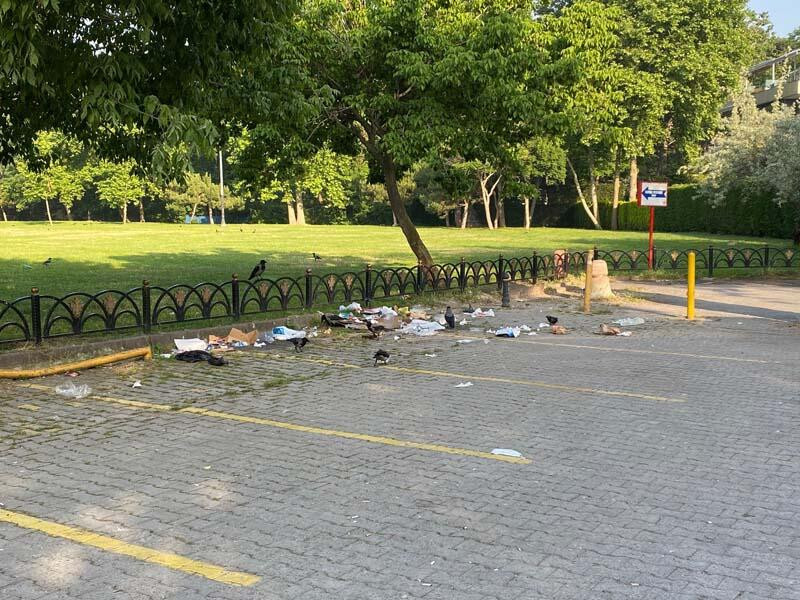 Caddebostan Sahili'nde utanç verici görüntüler