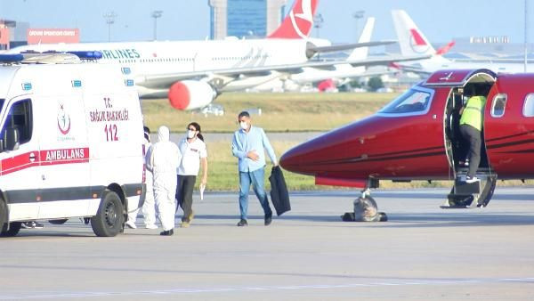 Bakü'deki kanser hastası ambulans uçakla İstanbul'a getirildi
