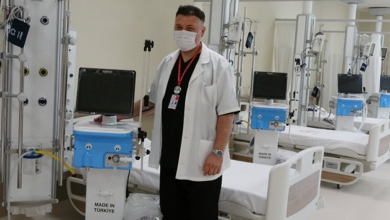 Yerli solunum cihazları görüntülendi