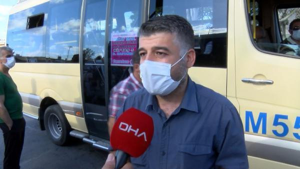Minibüs şoförleri ve yolcuların ''ayakta yolcu'' tartışması