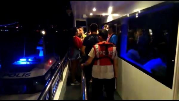 İstanbul'da tekne partisine koronavirüs baskını