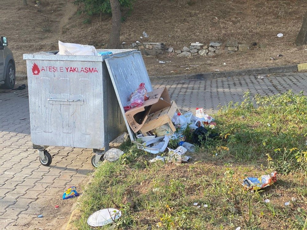 Beykoz sahilinde isyan ettiren görüntü