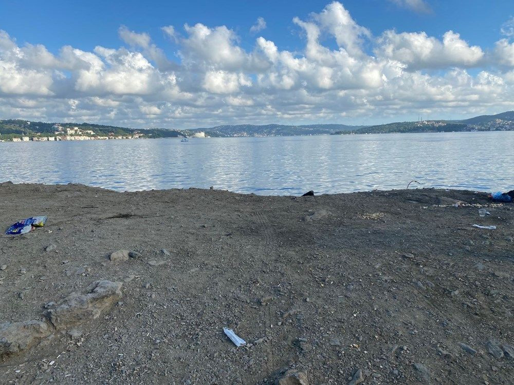 Beykoz sahilinde isyan ettiren görüntü