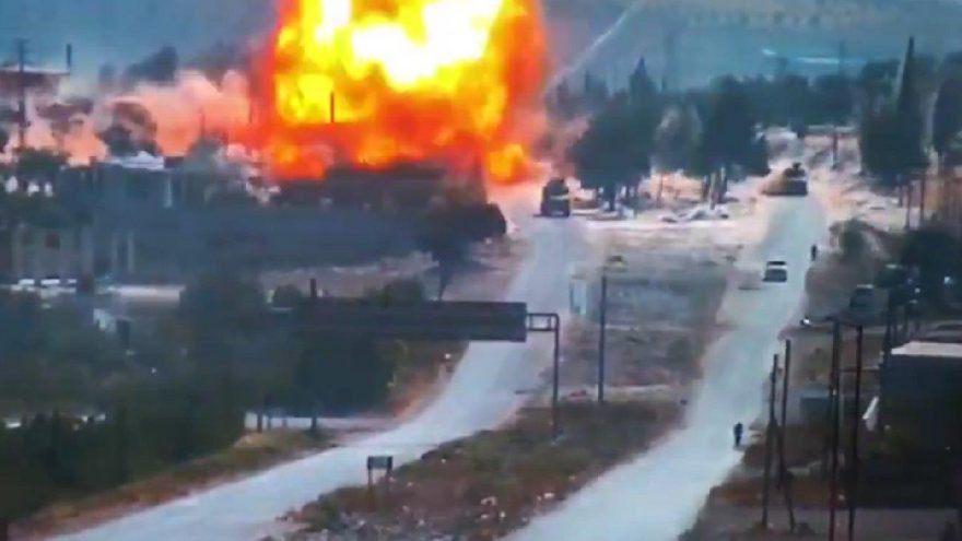İdlib'te Türk-Rus ortak devriyesine bombalı saldırı: Yaralılar var!