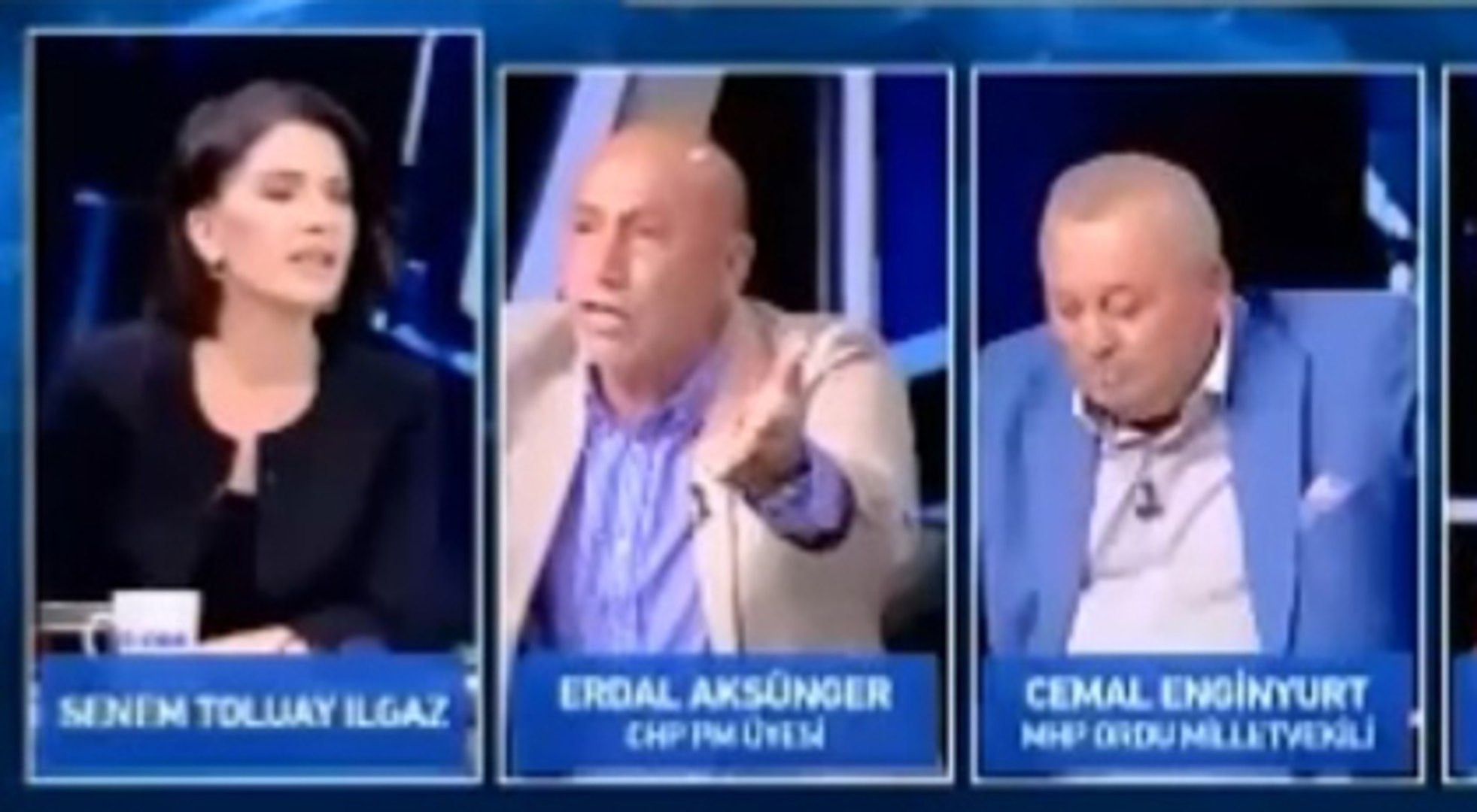 CHP'li isim canlı yayını terk etti