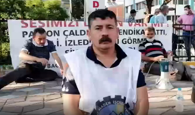 Somalı madenciler oturma eylemi başlattı